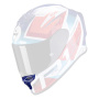 Pezzi di ricambio per casco Scorpion Ventilazione sottogola Exo R1 Air Infini Bianco Blu Rosso