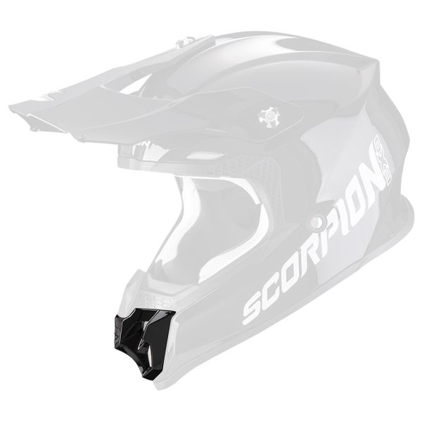 Pezzi di ricambio per casco Scorpion Mentoniera di ventilazione VX-16 Evo Air Nero Pezzi di ricambio per casco Scorpion Mentoniera di ventilazione VX-16 Evo Air Nero
