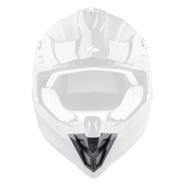 Pezzi di ricambio per casco Scorpion Mentoniera di ventilazione VX-16 Evo Air Argento opaco