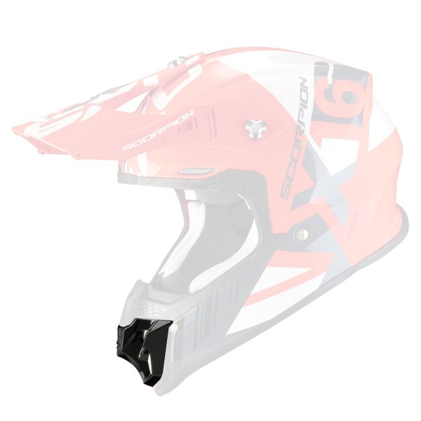 Pezzi di ricambio per casco Scorpion Ventilazione sottogola VX-16 Evo Air Neon Red