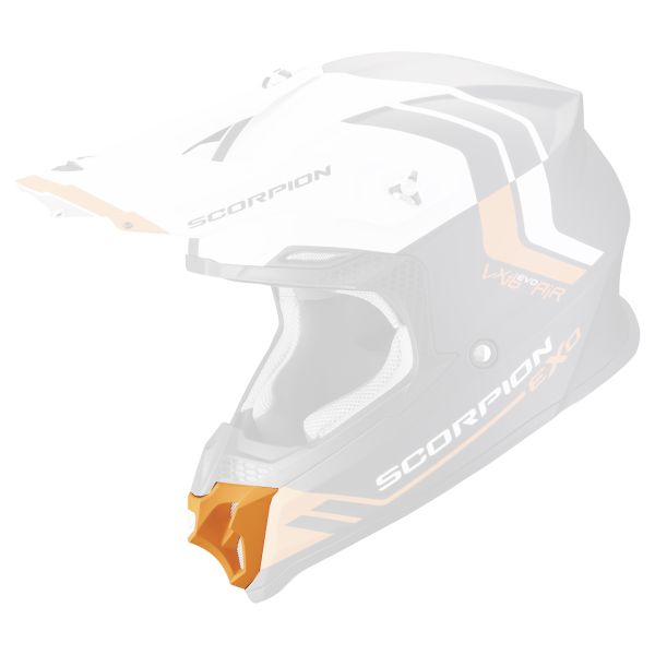 Pezzi di ricambio per casco Scorpion VX-16 Evo Air Arancione sottogola ventilato