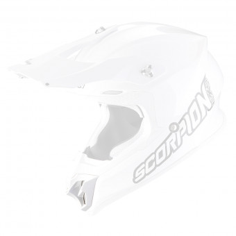 Pezzi di ricambio per casco Scorpion Mentoniera di ventilazione VX-16 Evo Air Bianco Pezzi di ricambio per casco Scorpion Mentoniera di ventilazione VX-16 Evo Air Bianco