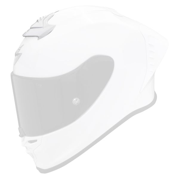 Pezzi di ricambio per casco Scorpion Ventilazione Superieure Exo R1 Air Graphic Bianco Perla
