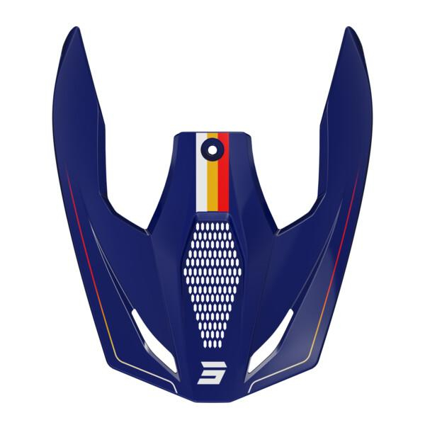 Pezzi di ricambio per casco SHOT Frontino lucido blu Furious Aim