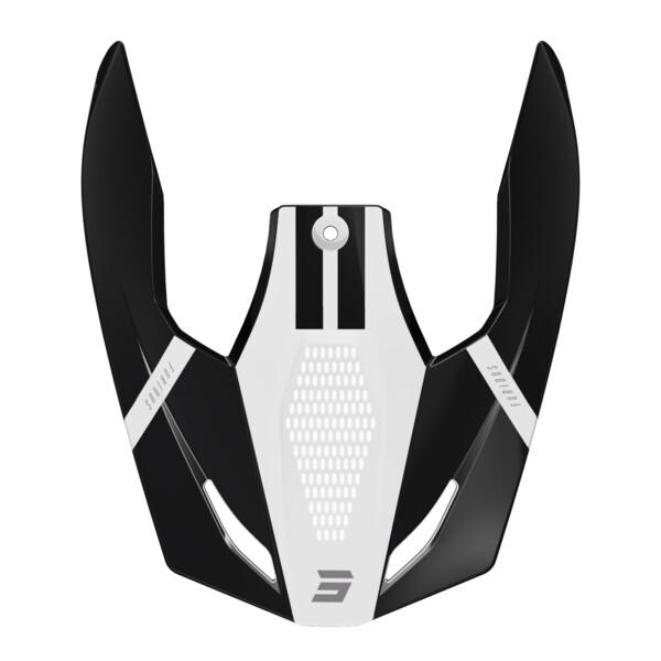 Pezzi di ricambio per casco SHOT Frontino Furious Bolt nero bianco lucido