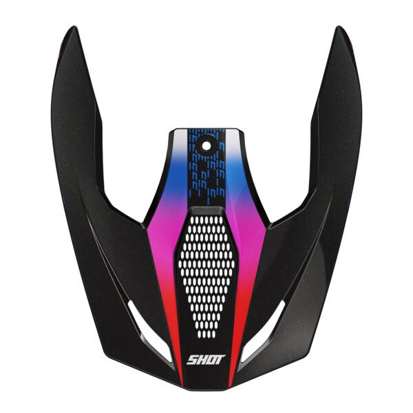 Pezzi di ricambio per casco SHOT Frontino Furious Electron perlato viola
