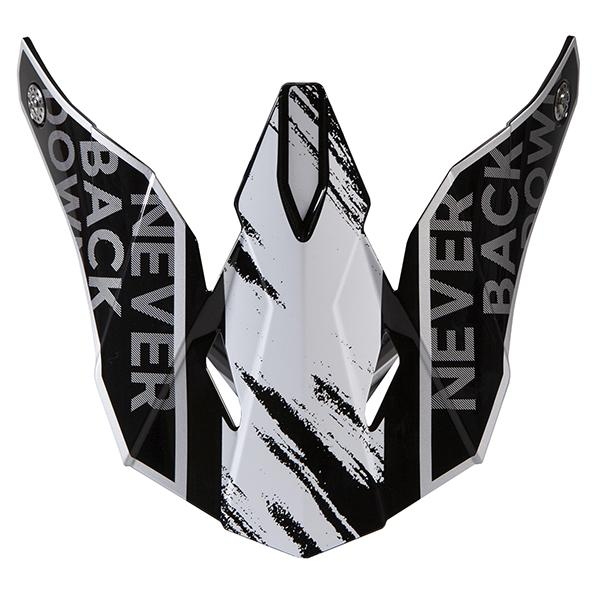 Pezzi di ricambio per casco SHOT Frontino Furious Kid Draw nero grigio lucido