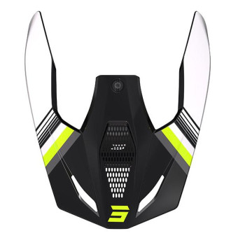 Pezzi di ricambio per casco SHOT Frontino Furious Kid Tracer giallo neon lucido Pezzi di ricambio per casco SHOT Frontino Furious Kid Tracer giallo neon lucido