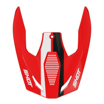 Pezzi di ricambio per casco SHOT Race Iron rosso lucido Pezzi di ricambio per casco SHOT Race Iron rosso lucido