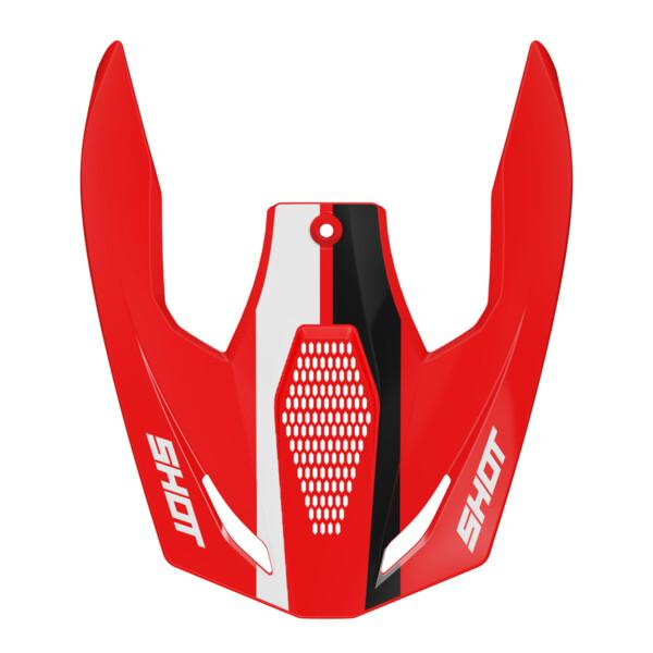 Pezzi di ricambio per casco SHOT Race Iron rosso lucido