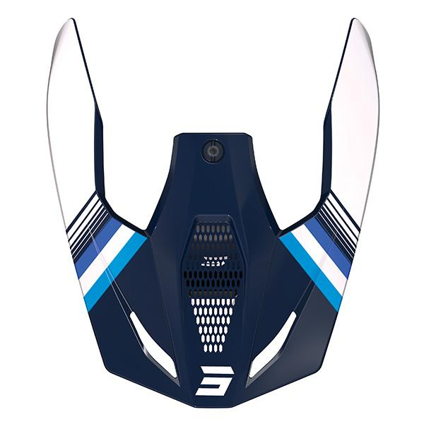 Pezzi di ricambio per casco SHOT Vetta lucida blu Race Tracer