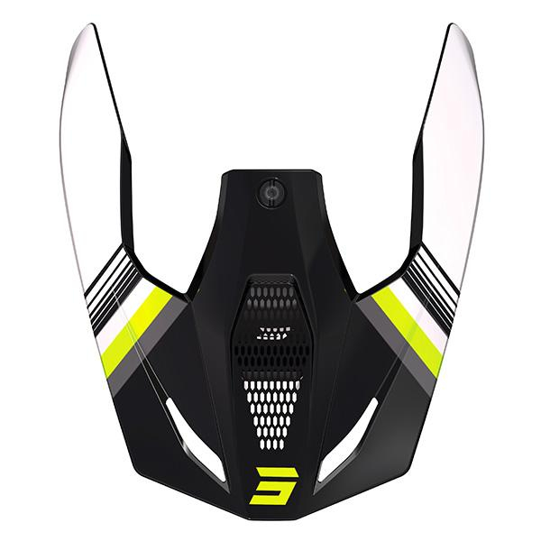 Pezzi di ricambio per casco SHOT Race Tracer giallo neon lucido
