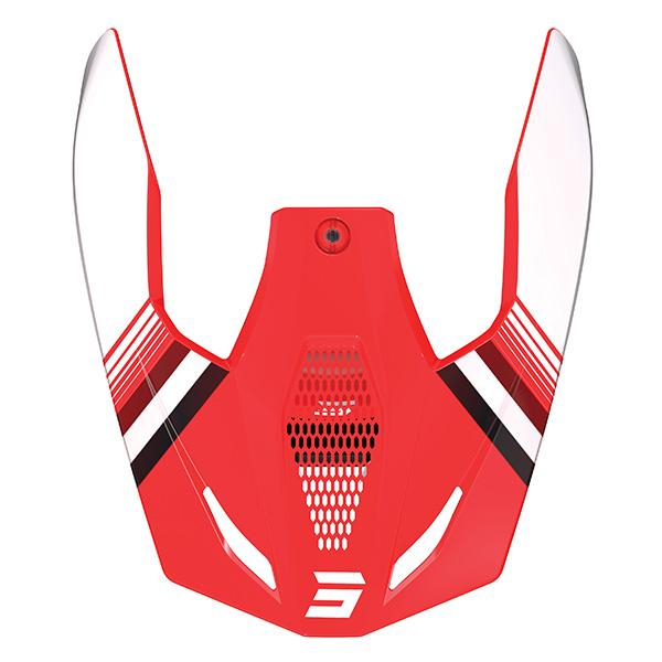 Pezzi di ricambio per casco SHOT Race Tracer rosso lucido