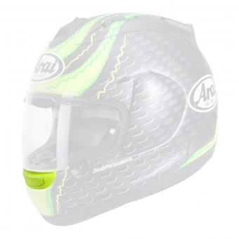Pezzi di ricambio per casco Arai Ventilazione anteriore inferiore Rx-7 V Crutchlow Giallo Pezzi di ricambio per casco Arai Ventilazione anteriore inferiore Rx-7 V Crutchlow Giallo