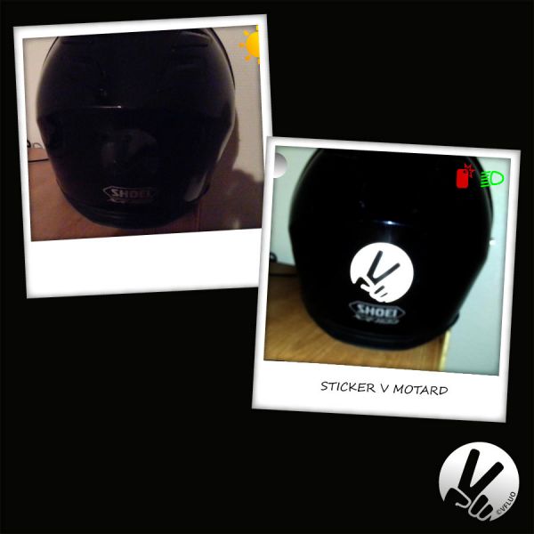 VFLUO Adesivi Riflettenti V Neri