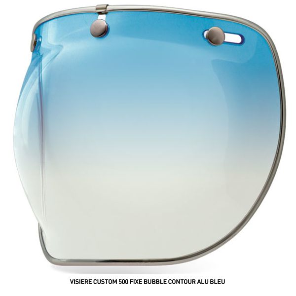 Bell Visiera Custom 500 Fissa Bubble Contorno Alu