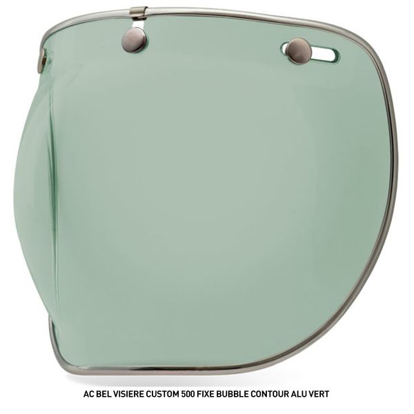 Bell Visiera Custom 500 Fissa Bubble Contorno Alu
