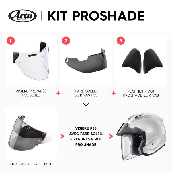 Arai Kit Parasole Con Visiera Solare Integrata SZ-R Vas