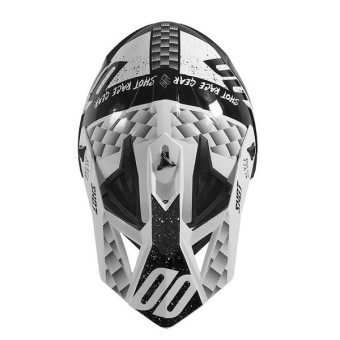 Visiera SHOT Visiera Lite Rush Black Glossy Visiera SHOT Visiera Lite Rush Black Glossy