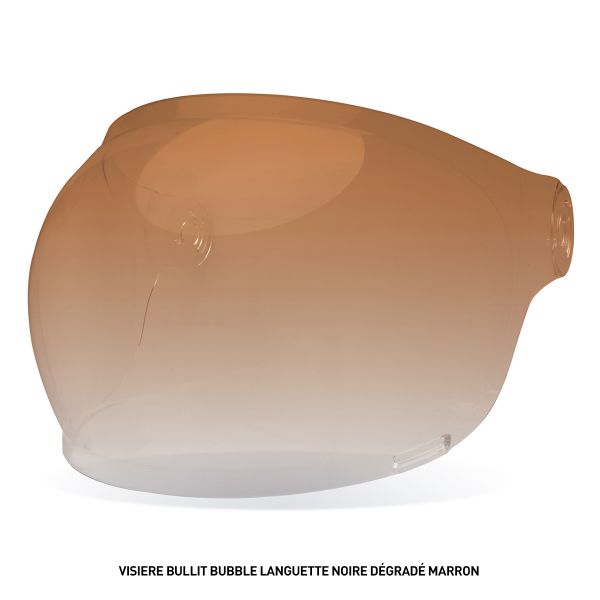 Visiera Bell Visiera Bullit Bubble Linguetta Marrone