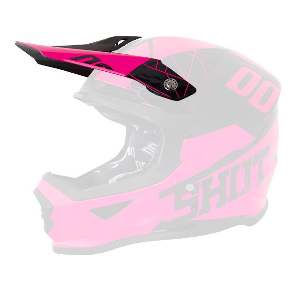 Visiera SHOT Visiera Furious Spectre Neon Rosa
