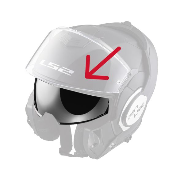Visiera LS2 Visiera Interna Solare Valiant FF399 Visiera LS2 Visiera Interna Solare Valiant FF399
