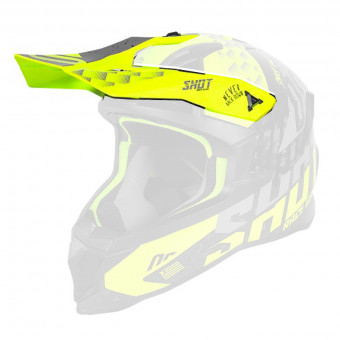 Visiera SHOT Visiera Lite Rush Neon Yellow Grey Matt Visiera SHOT Visiera Lite Rush Neon Yellow Grey Matt
