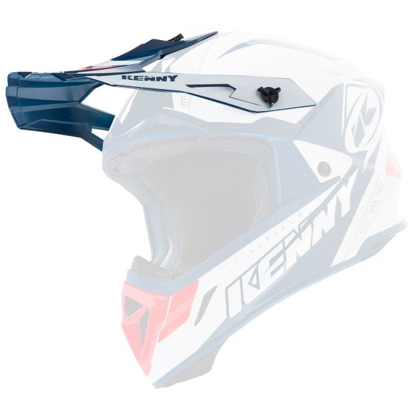 Visiera Kenny Visiera Trophy 2019 White Red Navy