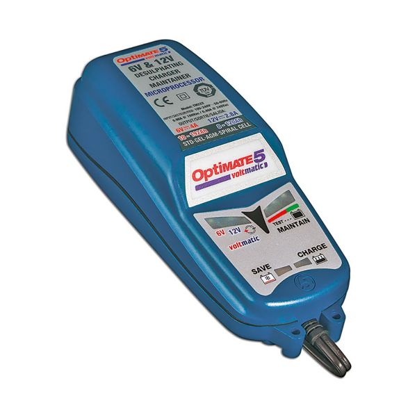 Caricabatterie Tecmate Optimate 5 Voltmatic - 6v e 12v