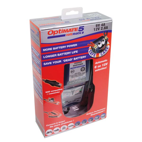 Tecmate Optimate 5 Voltmatic - 6v e 12v