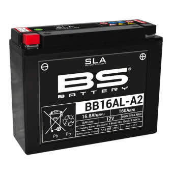 Batterie moto BS Battery BS Battery BB16AL-A2 SLA Batterie moto BS Battery BS Battery BB16AL-A2 SLA
