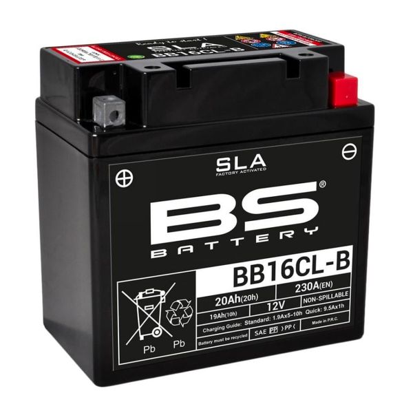 Batterie moto BS Battery BS Battery BB16CL-B SLA