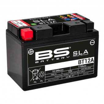 Batterie moto BS Battery BS Battery BT12A SLA Batterie moto BS Battery BS Battery BT12A SLA