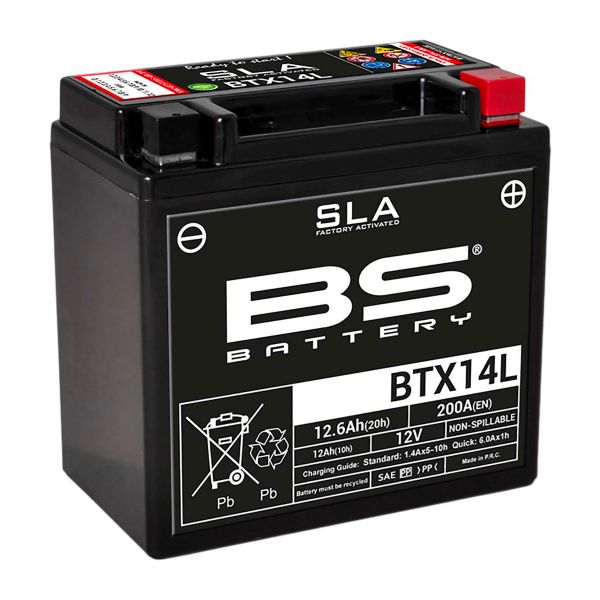 Batterie moto BS Battery BS Battery BTX14L SLA
