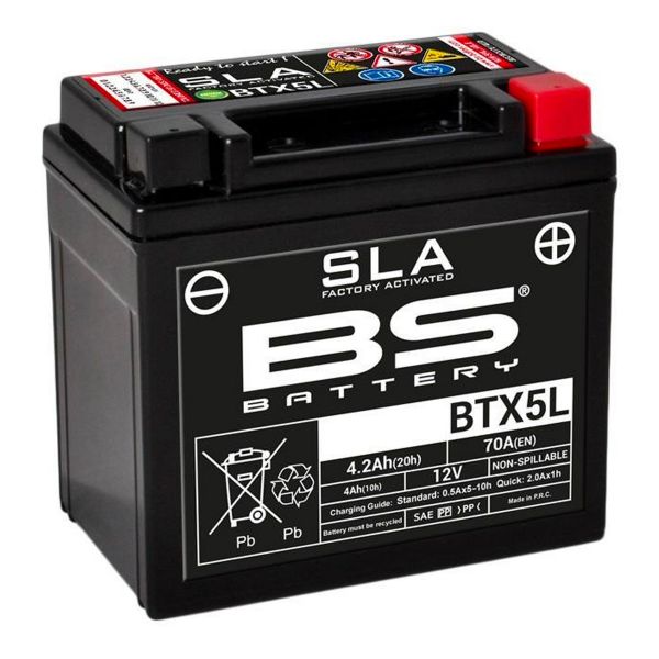 Batterie moto BS Battery BS Battery BTX5L SLA