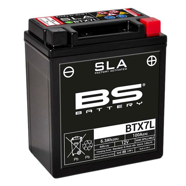 Batterie moto BS Battery BS Battery BTX7L SLA