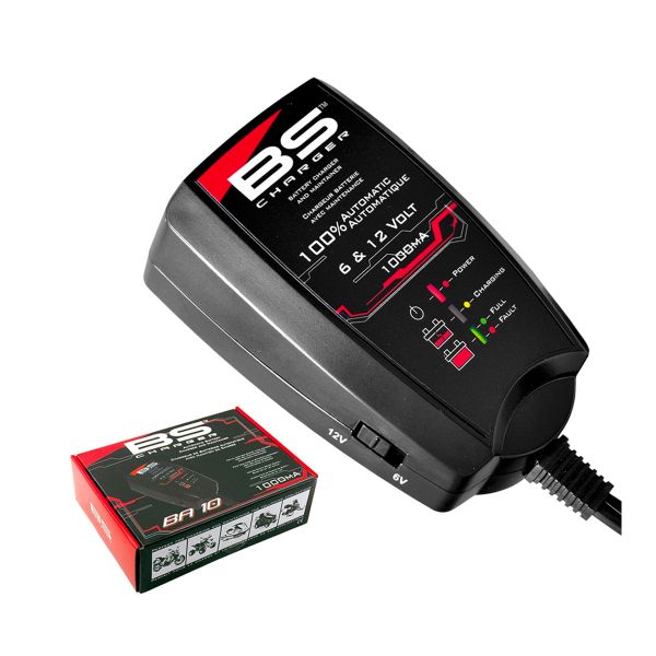 Caricabatterie BS Battery CHARGER BA10 6V/12V-1A