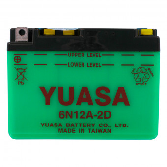 Batterie moto Yuasa Y6N12A2D Batterie moto Yuasa Y6N12A2D