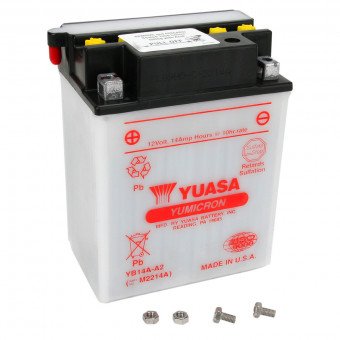 Batterie moto Yuasa YB14AA2 Batterie moto Yuasa YB14AA2