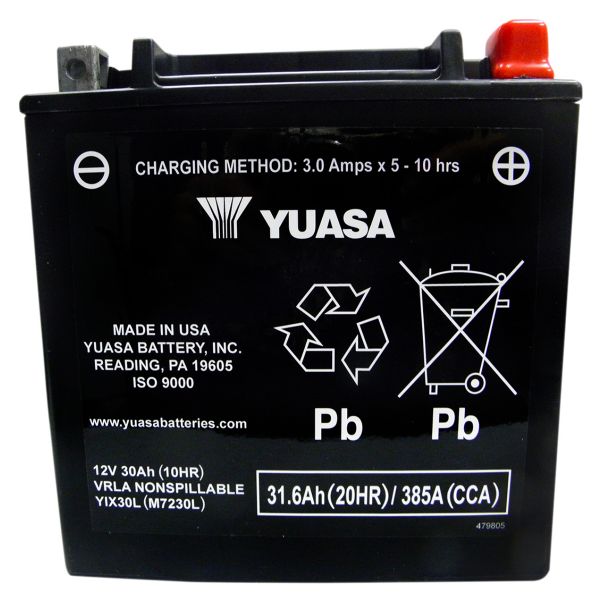 Batterie moto Yuasa YIX30L-BS-PW