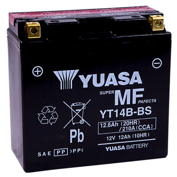 Batterie moto Yuasa YT14B-BS (0.60 L)