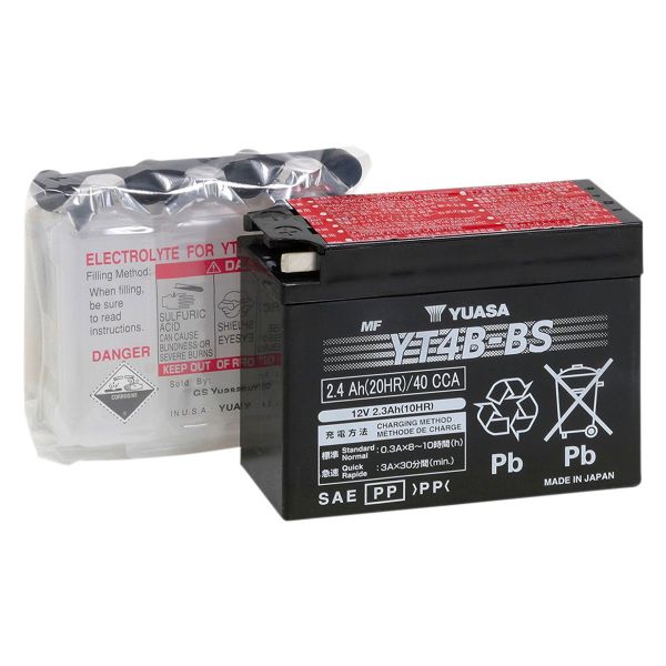 Batterie moto Yuasa YT4BBS (0.12 L)