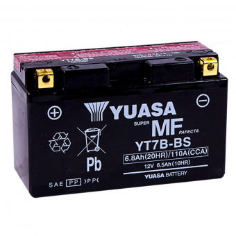 Batterie moto Yuasa YT7BBS (0.30 L)