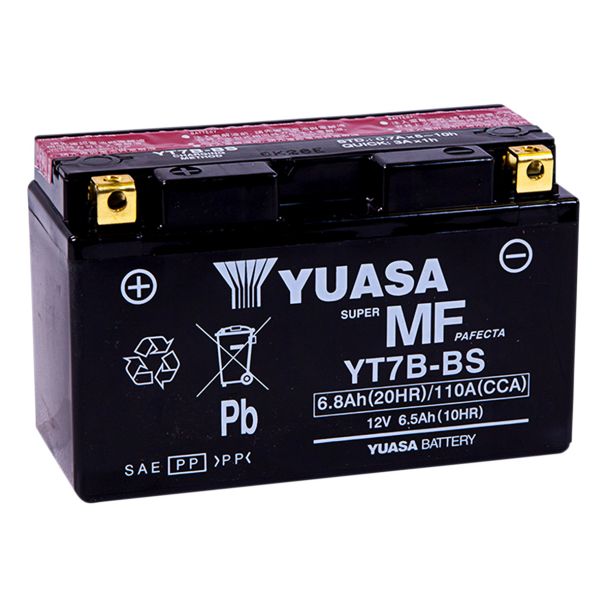 Batterie moto Yuasa YT7BBS (0.30 L)
