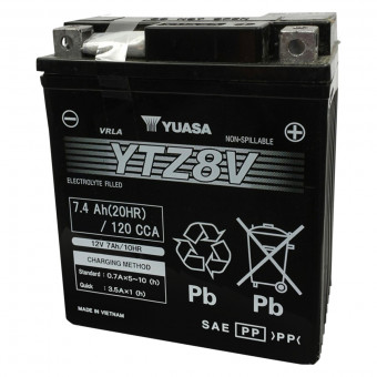 Batterie moto Yuasa YTZ8V Batterie moto Yuasa YTZ8V