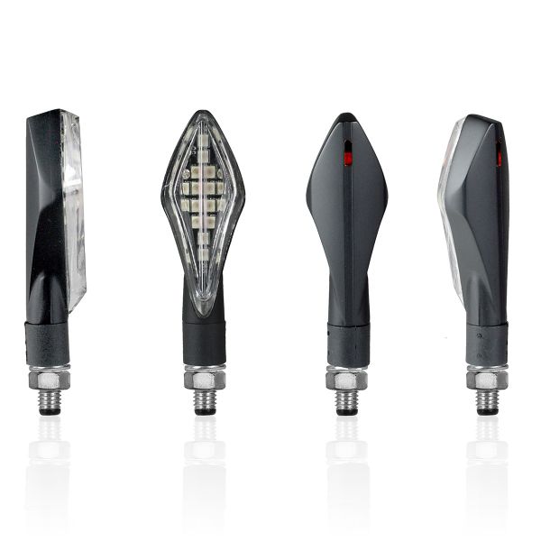 Lampeggianti moto & scooter Chaft Hunter Matt Black Lampeggianti moto & scooter Chaft Hunter Matt Black