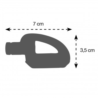 Chaft Led Jordan Nero Opaco