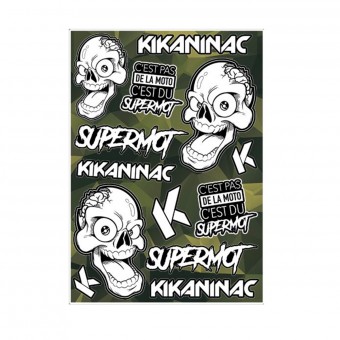 Accessori moto Kikaninac Stickers Supermot