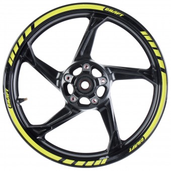 Adesivi Moto Chaft Nastro adesivo cerchioni Deluxe Giallo Adesivi Moto Chaft Nastro adesivo cerchioni Deluxe Giallo