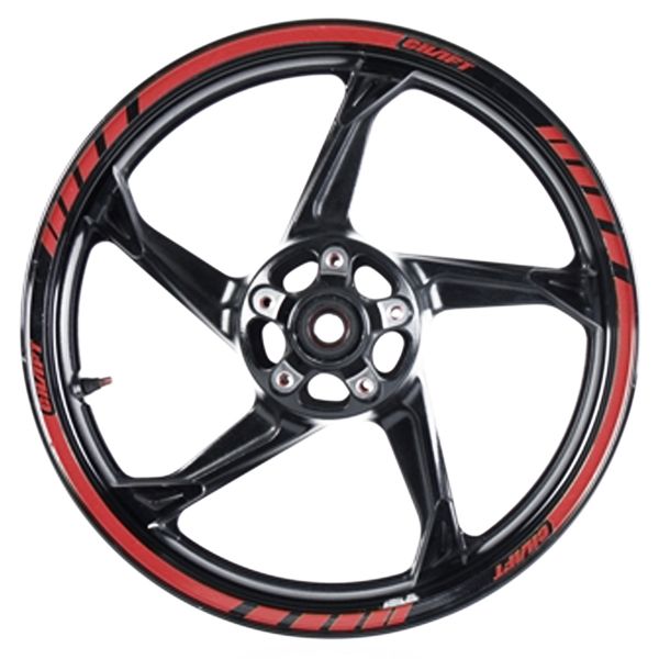 Adesivi Moto Chaft Nastro adesivo cerchioni Deluxe Rosso